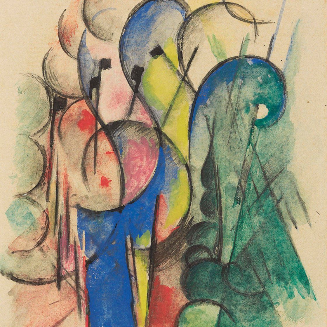 Franz Marc — Конспекты Акварели II