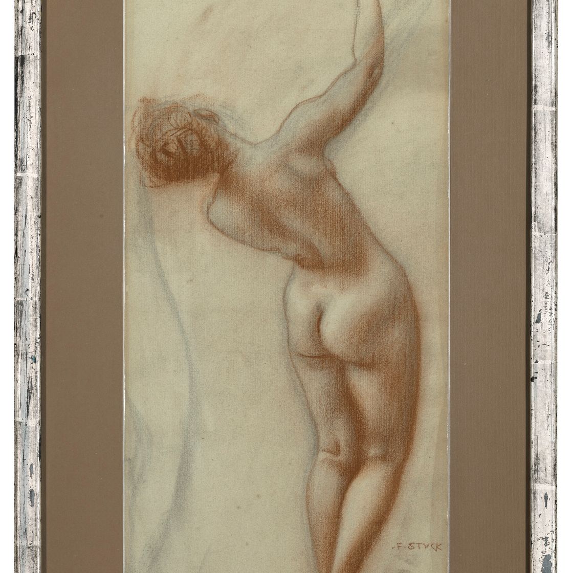 Franz von Stuck — Стоя обнаженной, изображение 2