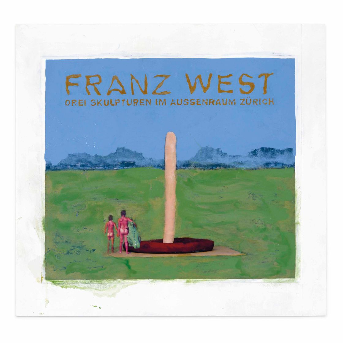 Franz West — Дизайн плаката (Музей скульптур в Цюрихе)