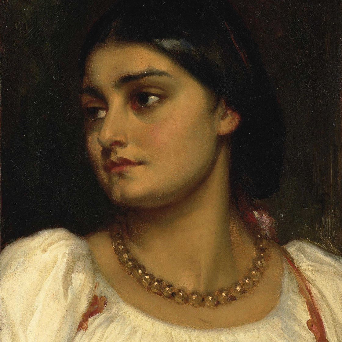 Frederic Leighton — Голова римской модели