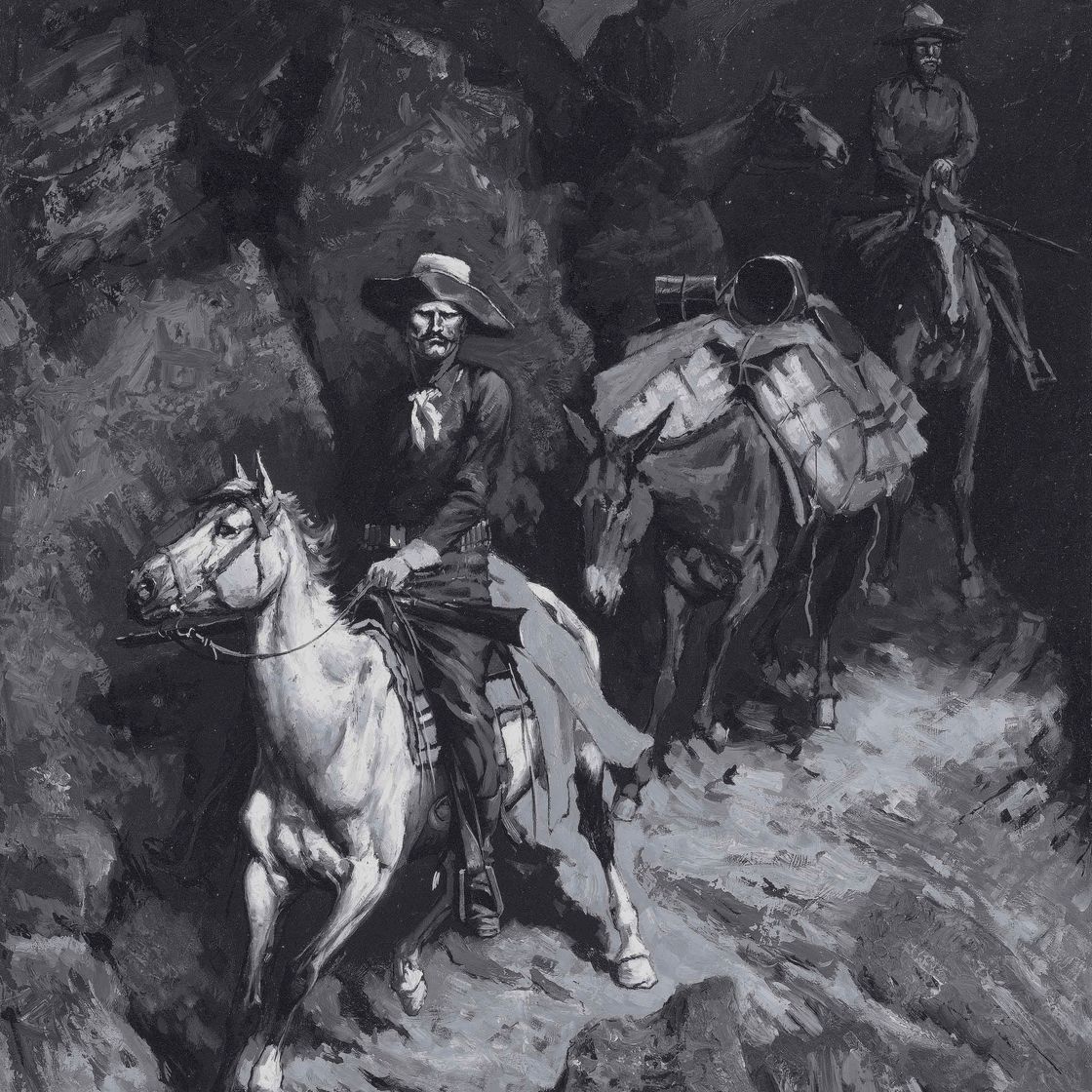 Frederic Remington — В каньоне Кер-д'Ален