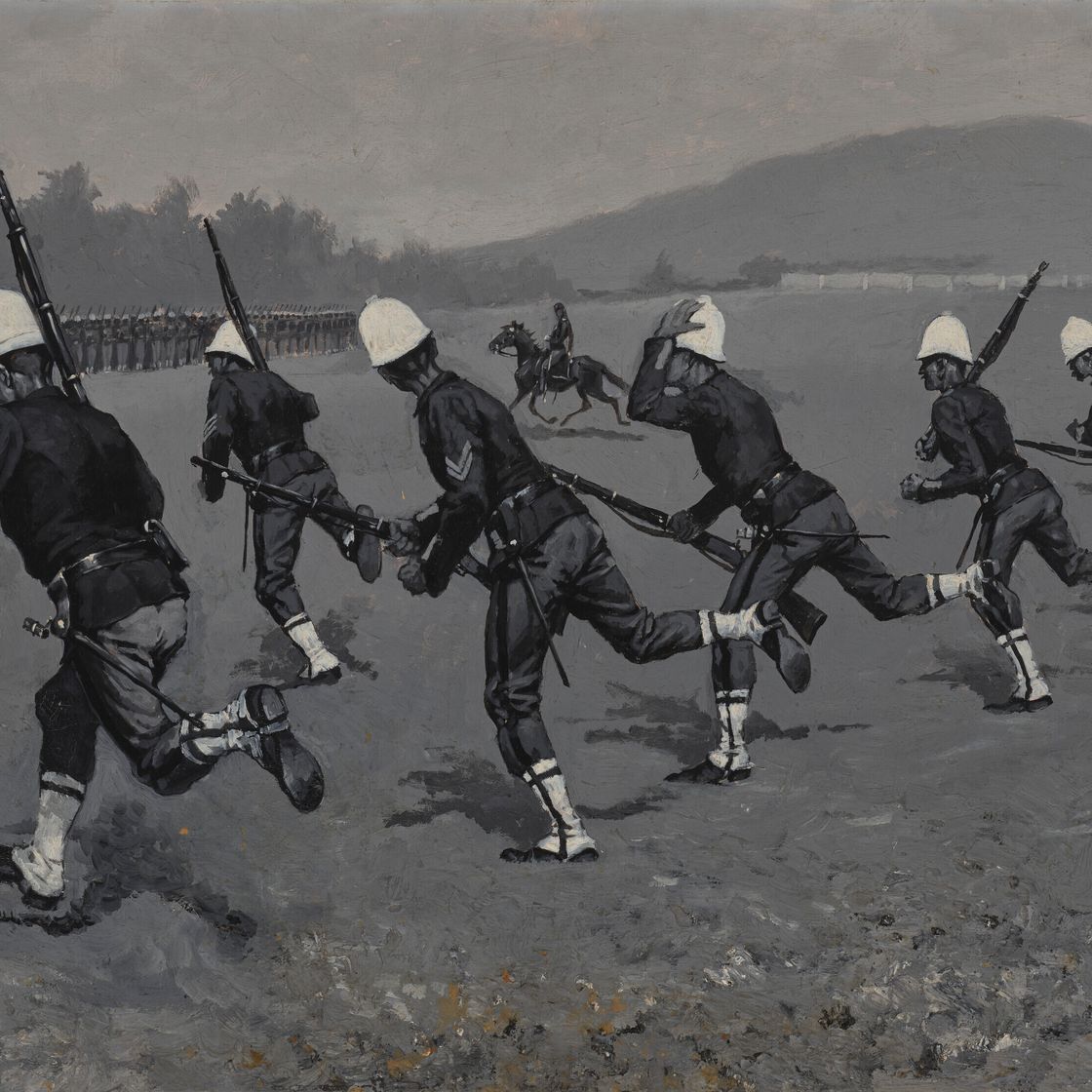 Frederic Remington — Митинг в батальоне, изображение 1