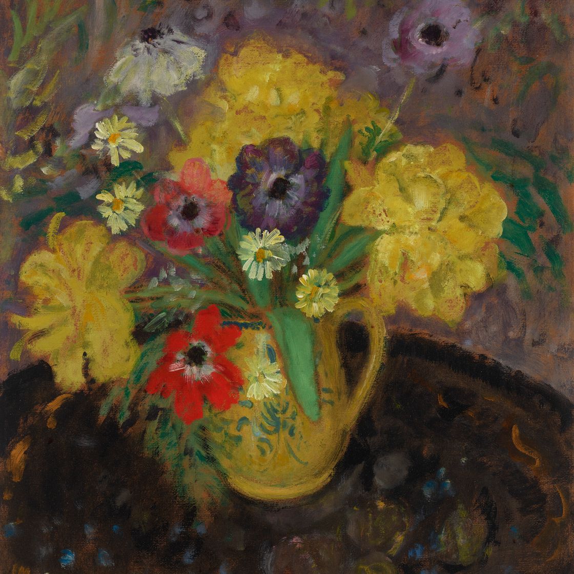 Frederick Carl Frieseke — Желтые тюльпаны, изображение 1