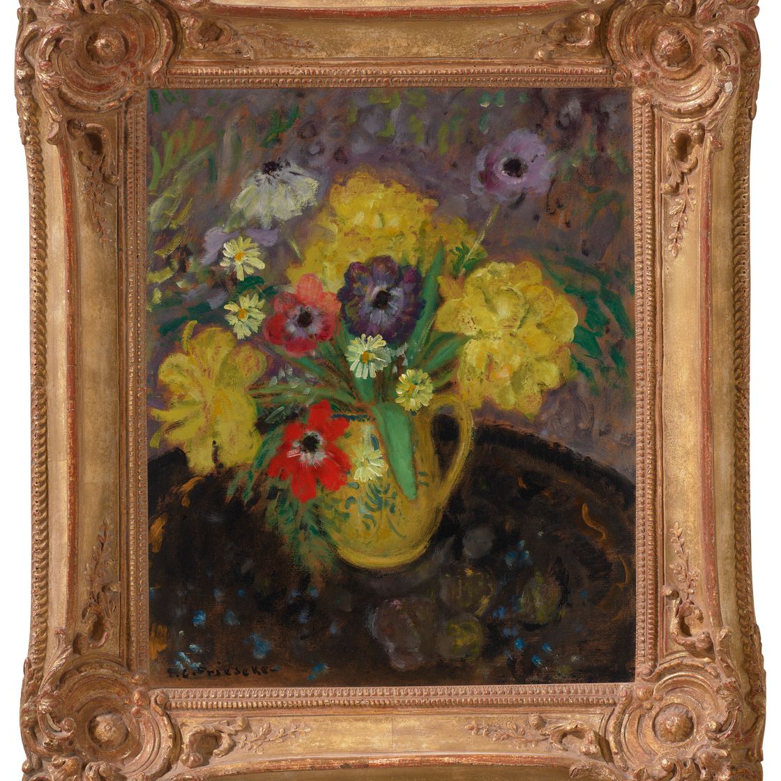 Frederick Carl Frieseke — Желтые тюльпаны, изображение 2