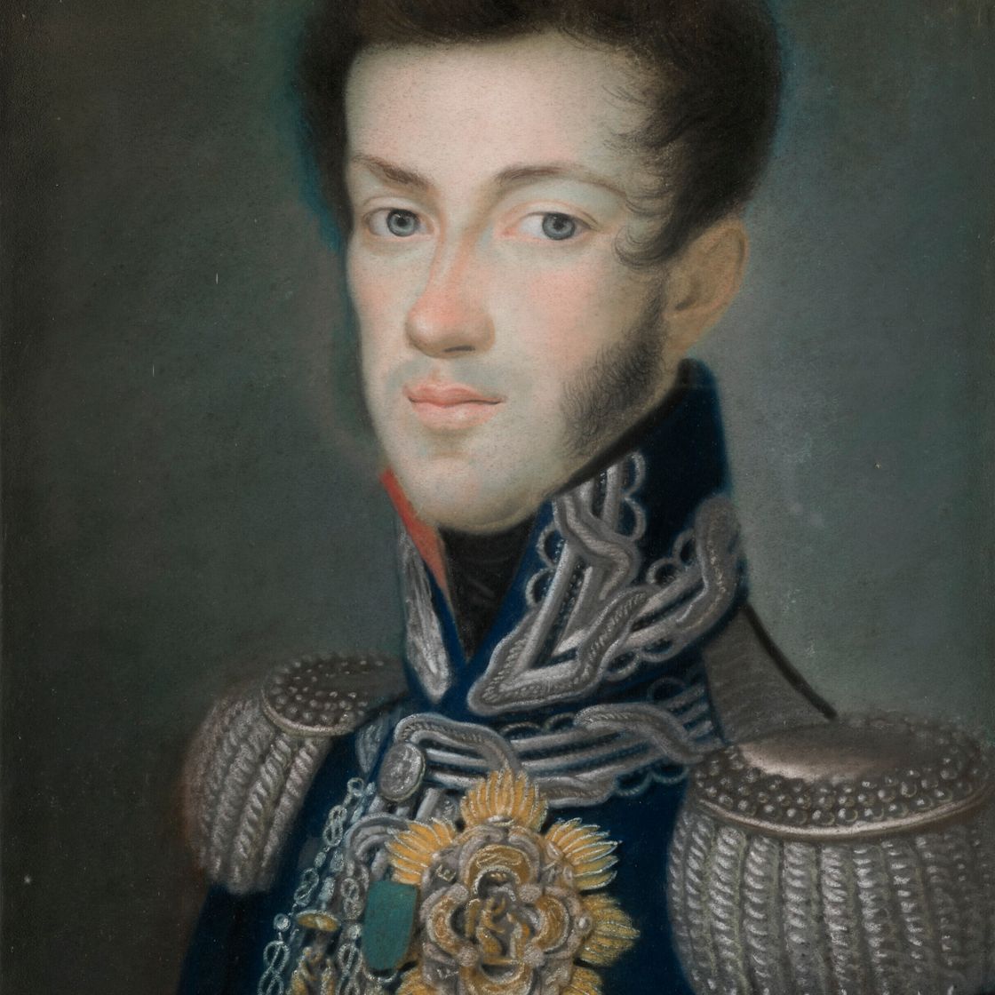French School — Портрет Шарля-Альбера ( 1798-1849 ), короля Сардинского, герцога Савойского и принца Пьемонтского