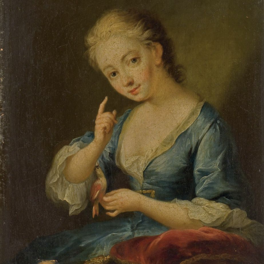 French School — Молодая девушка с изюминкой