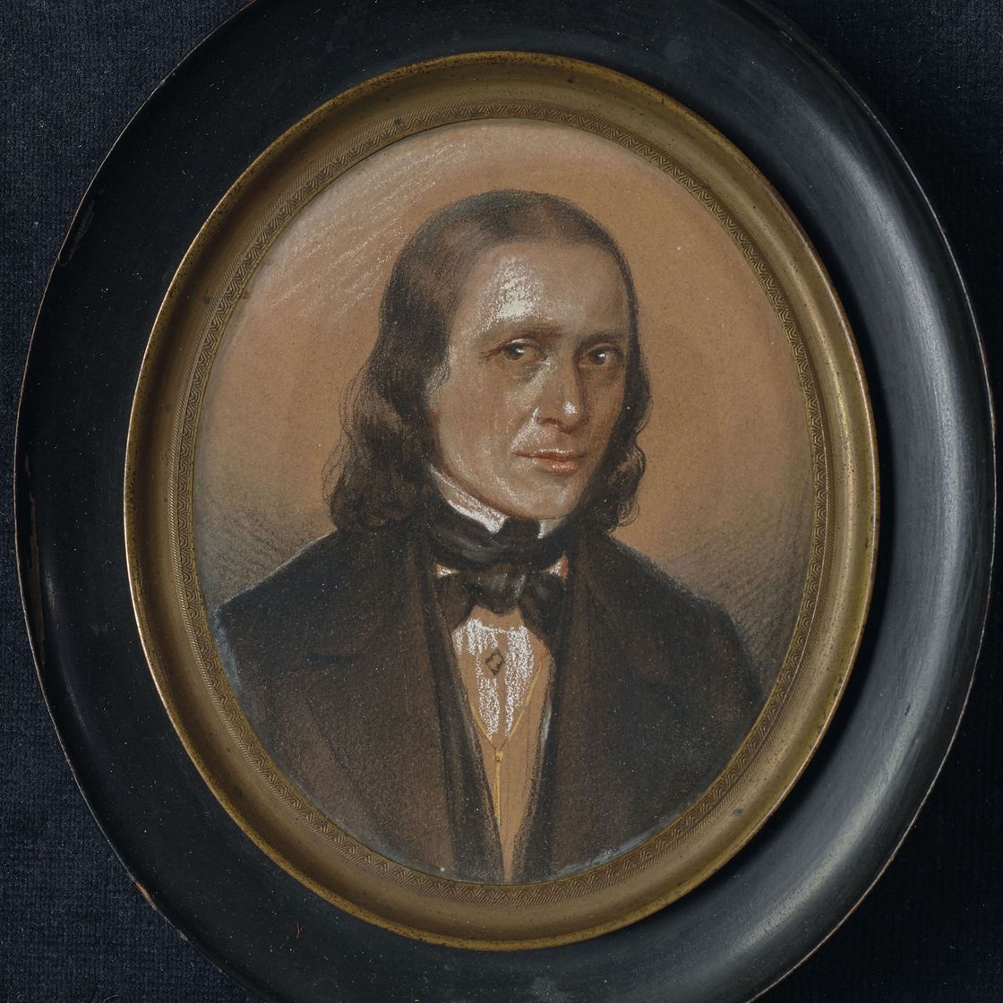 French School — Портрет виолончелиста Никколо Паганини (1782-1840)