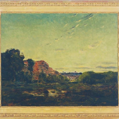 French School — Лесистый пейзаж