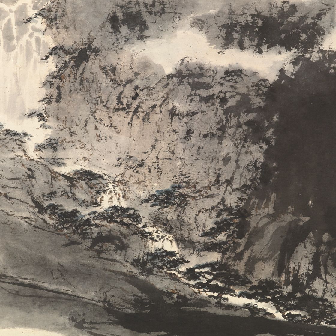 Fu Baoshi — Водопад