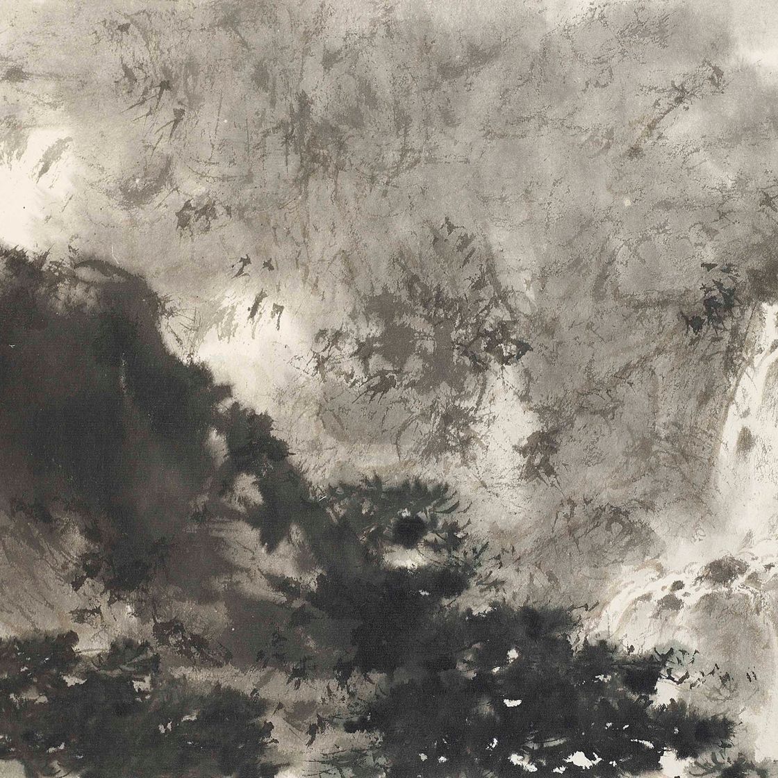Fu Baoshi — ПЕЙЗАЖ, 1964 год