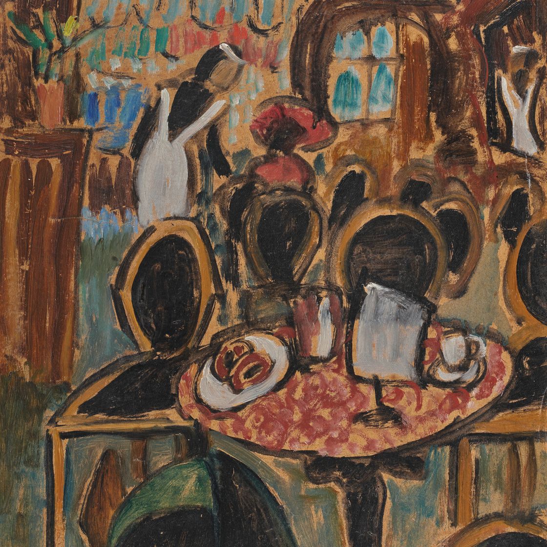 Gabriele Münter — Я в кафе