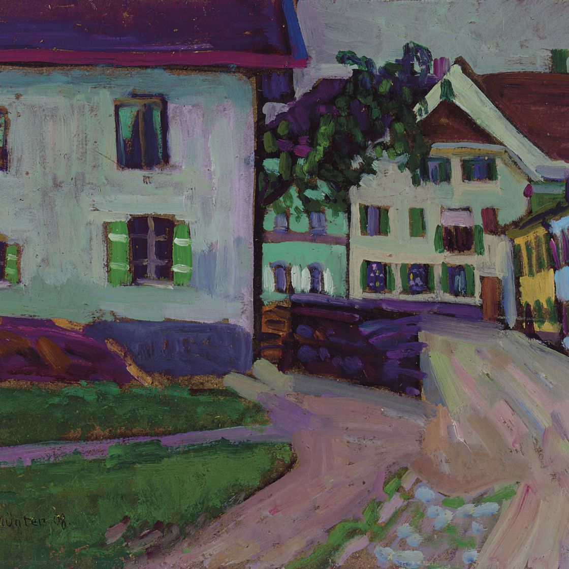 Gabriele Münter — Дорфштрассе-им-Мурнау