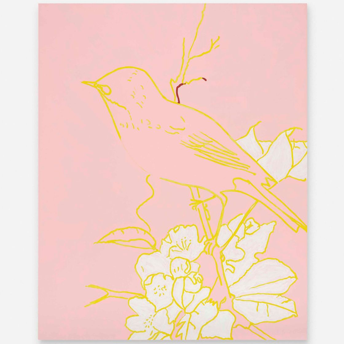 Gary Hume — Птица на ветке