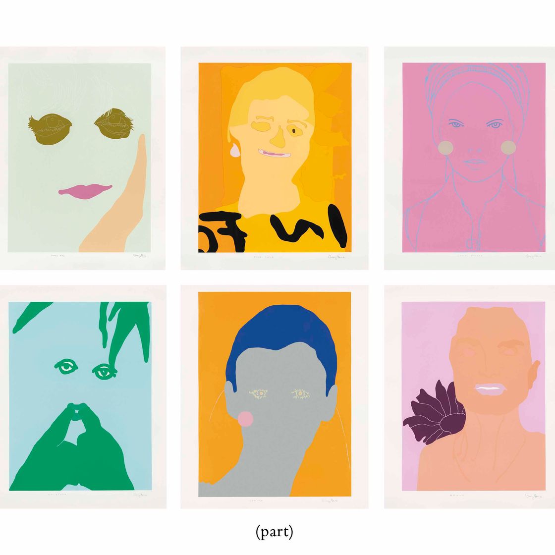 Gary Hume — Портреты