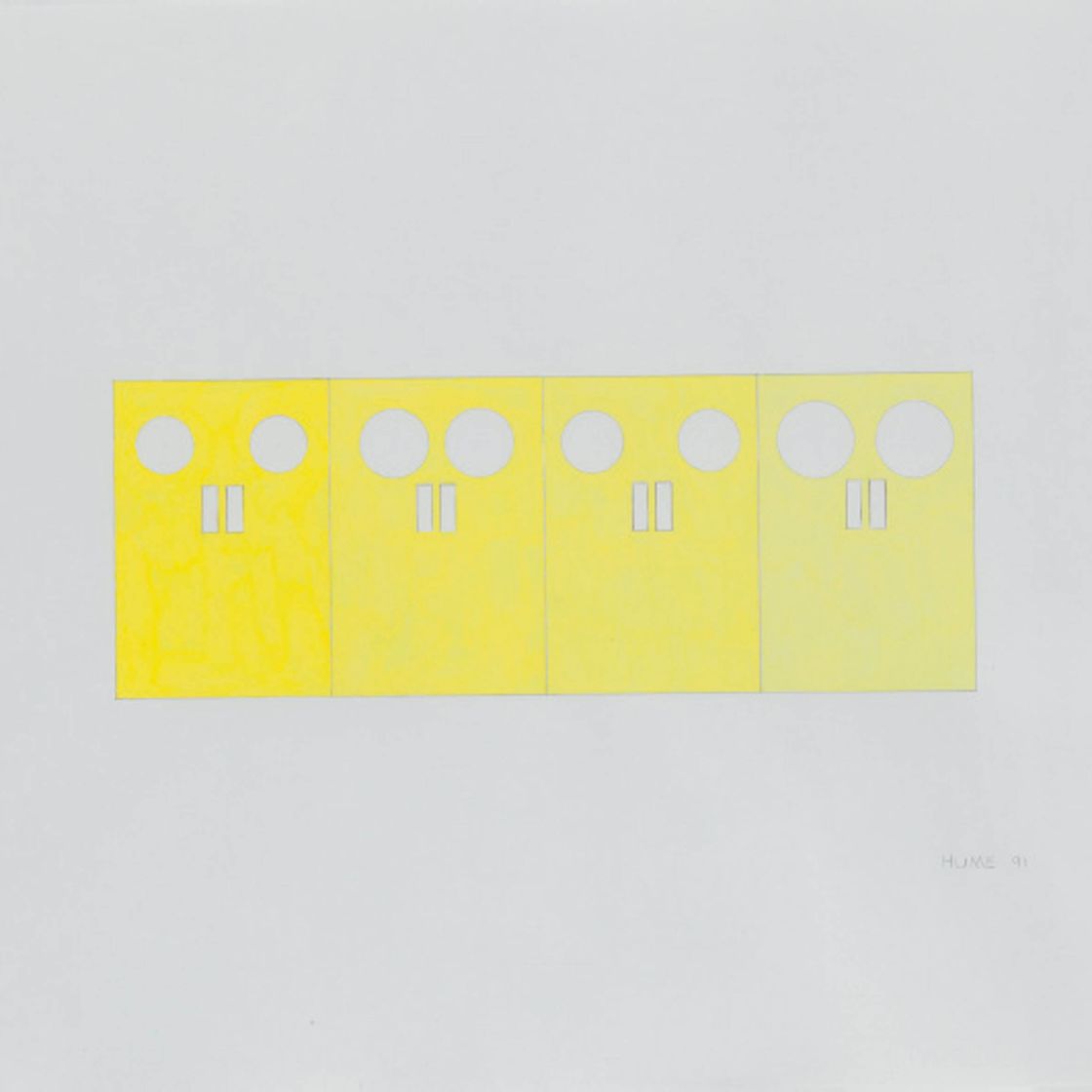 Gary Hume — Без названия (Четыре двери)