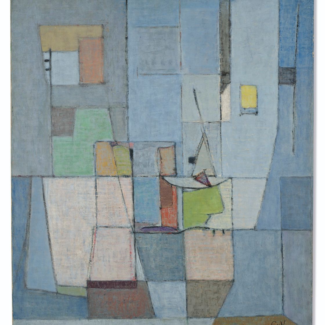 Geer Van Velde — Композиция bleue