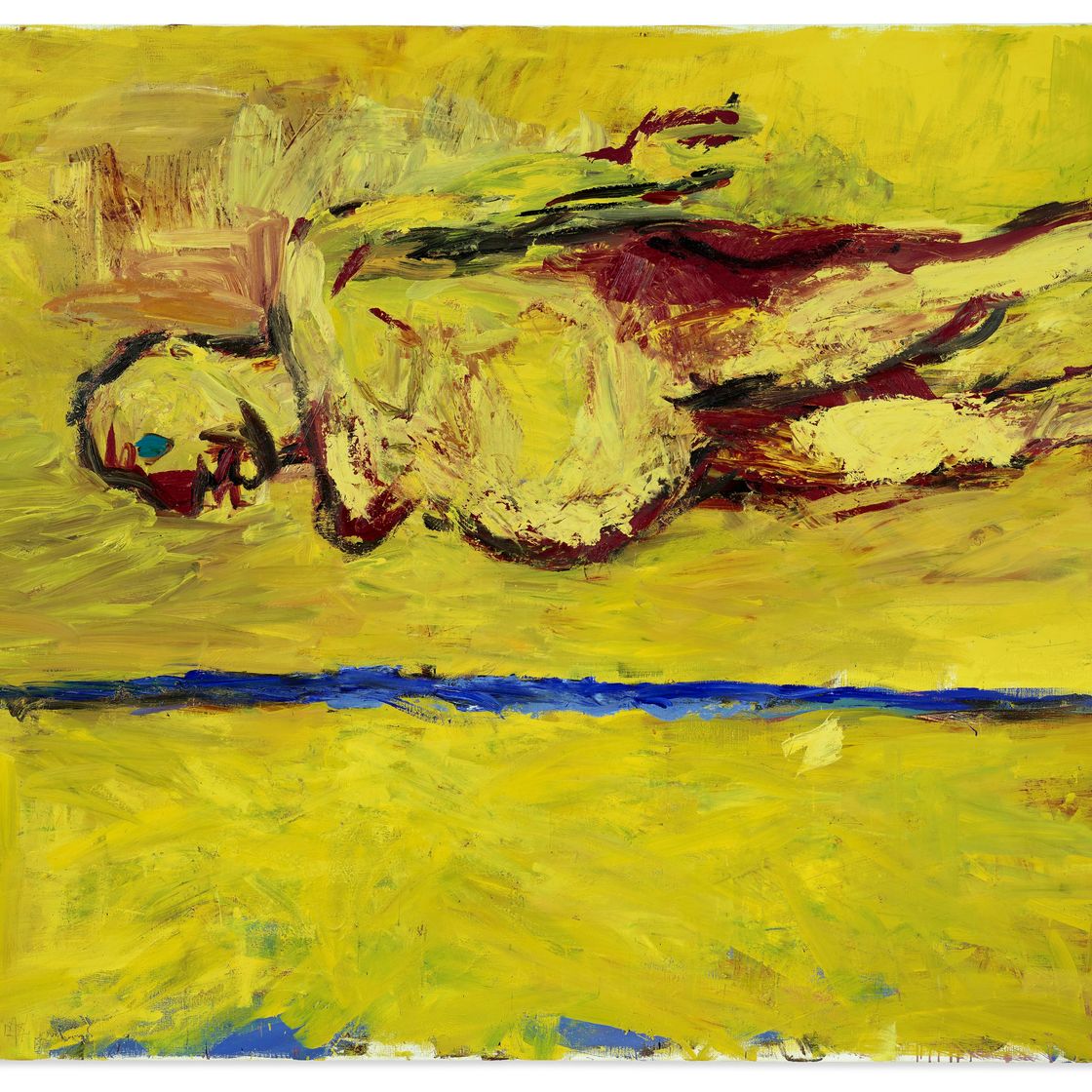 Georg Baselitz — Фрау ам Странд, изображение 1