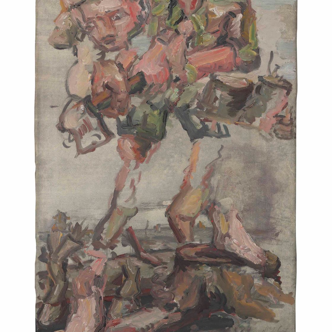 Georg Baselitz — Оне Титель (Вальдарбайтер/дровосек)