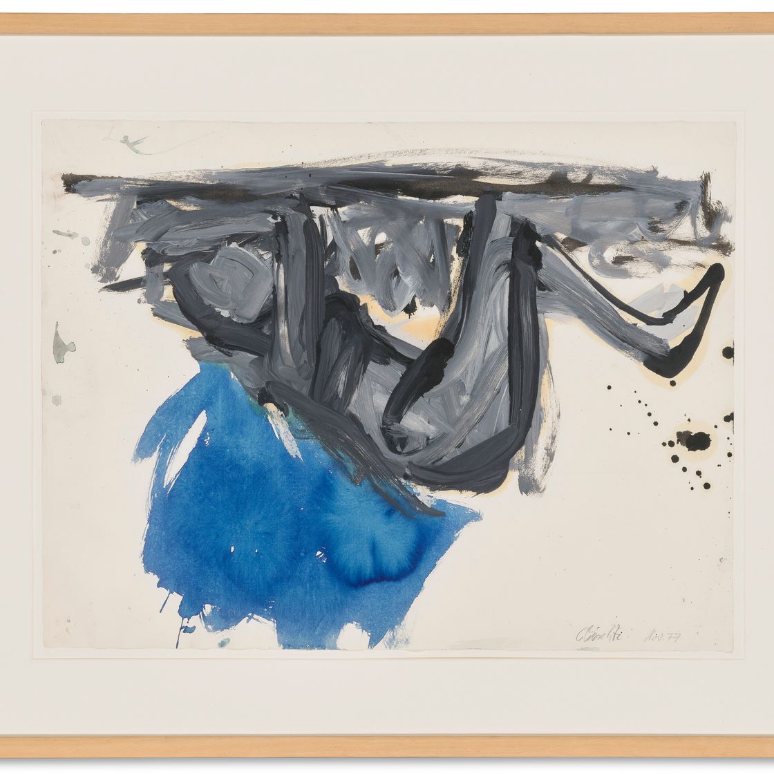 Georg Baselitz — (i)-(iii) Без названия (Хокендер, Акт Вайблихера) (Обнаженная женщина, сидящая на корточках), изображение 3