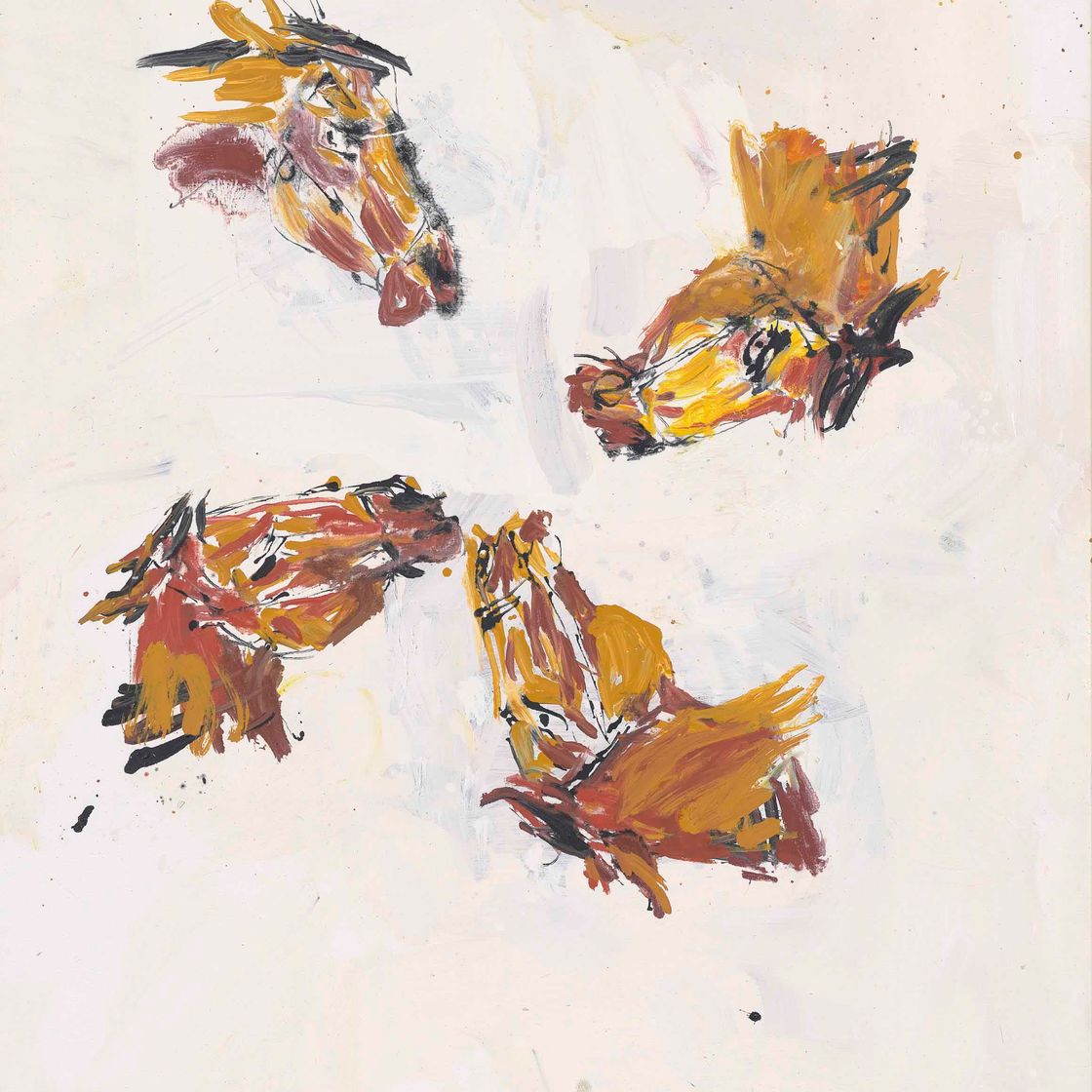 Georg Baselitz — Мал Виер (умноженный на четыре)