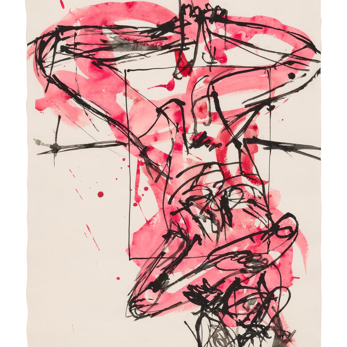 Georg Baselitz — Без названия (Gotisches Mädchen) (Готическая девушка)