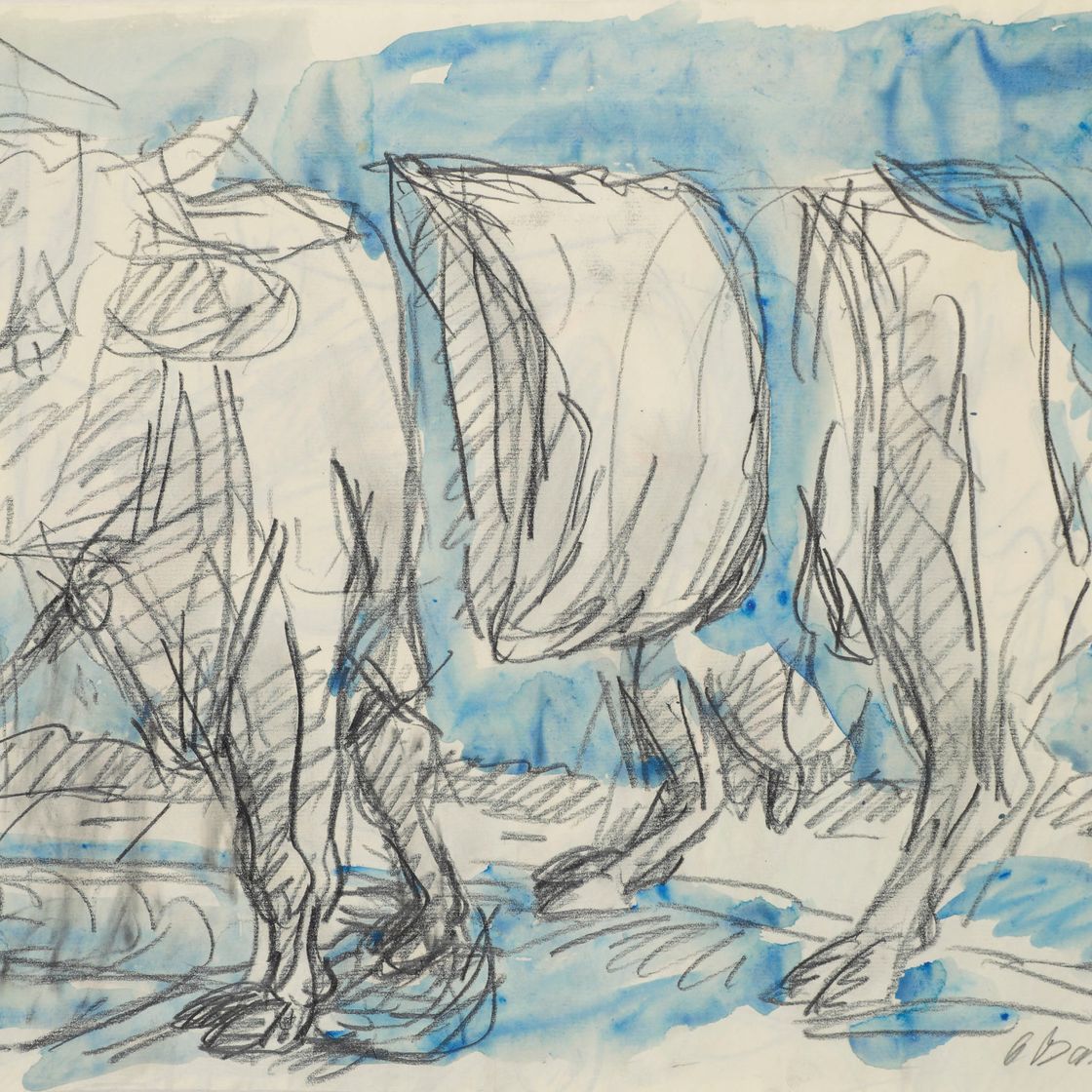 Georg Baselitz — Без названия (корова), изображение 2