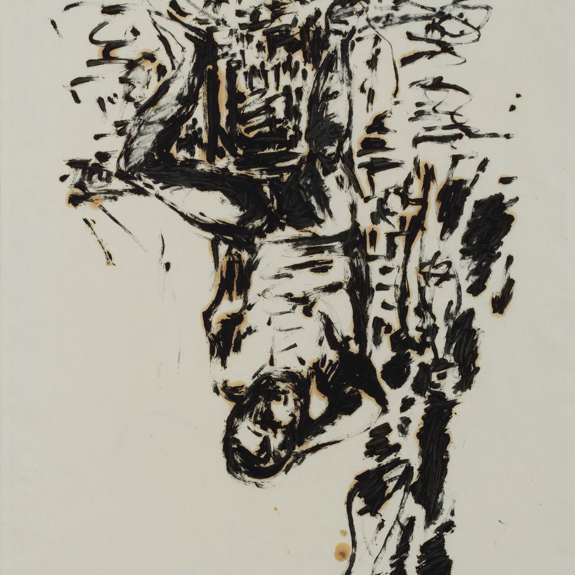 Georg Baselitz — Без названия (Männlicher Akt)