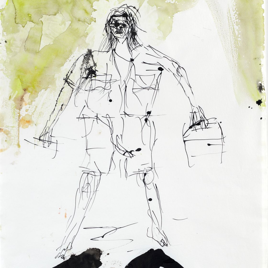 Georg Baselitz — Без титула (бунтарь)