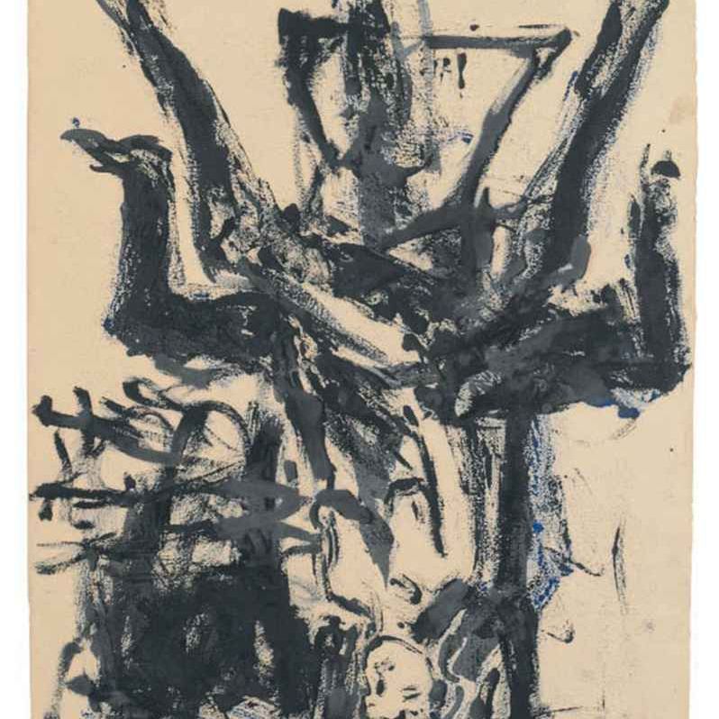 Georg Baselitz — Акт Эльке