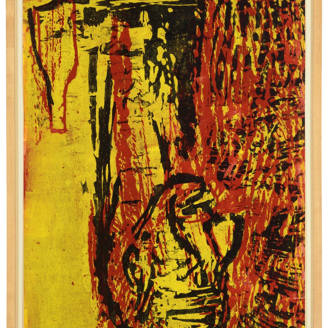 Georg Baselitz — Копф и фляга (головка и бутылка), изображение 2