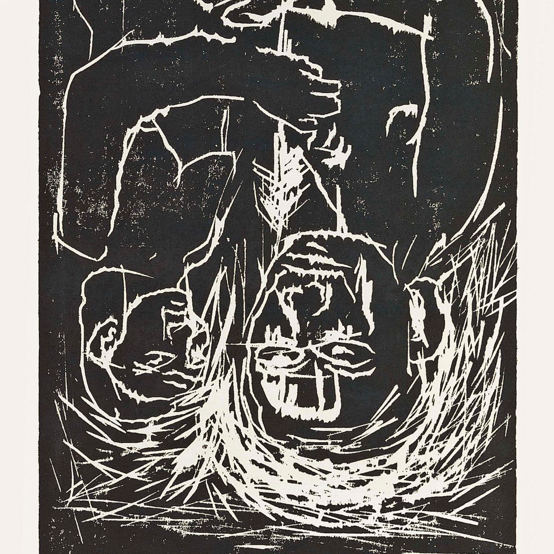 Georg Baselitz — Мужчина, фрау и Танненбаум