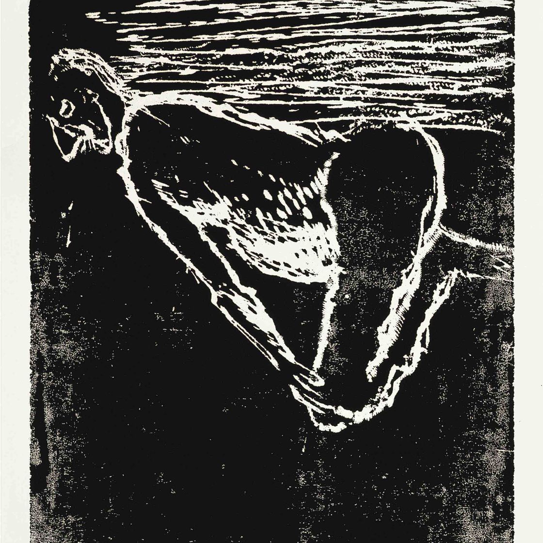 Georg Baselitz — Манн-на-Странде (Jahn 390)