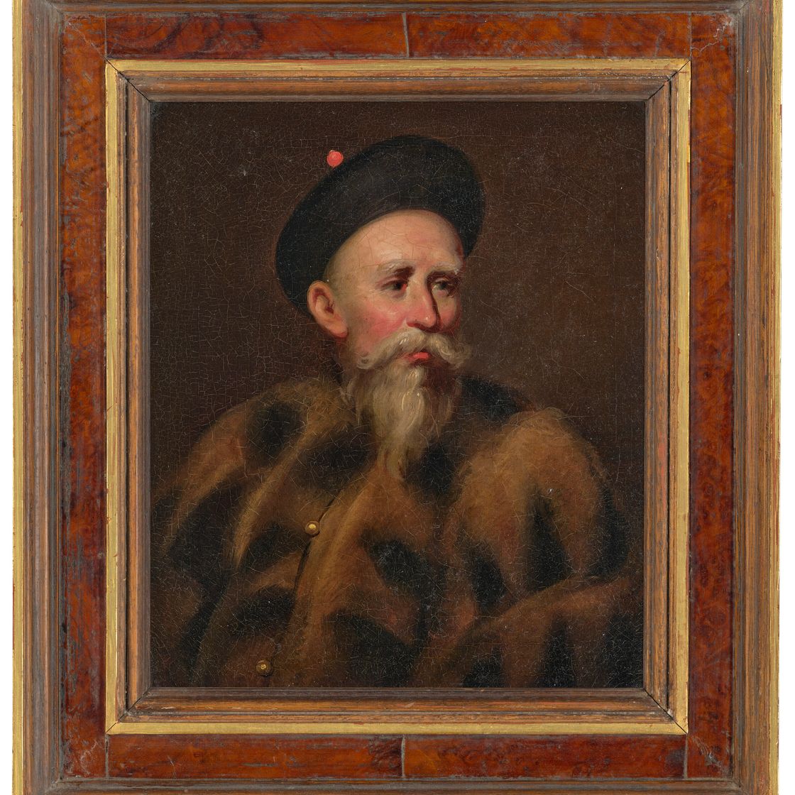 George Chinnery — Портрет торговца из Гонконга в зимнем платье, изображение 2