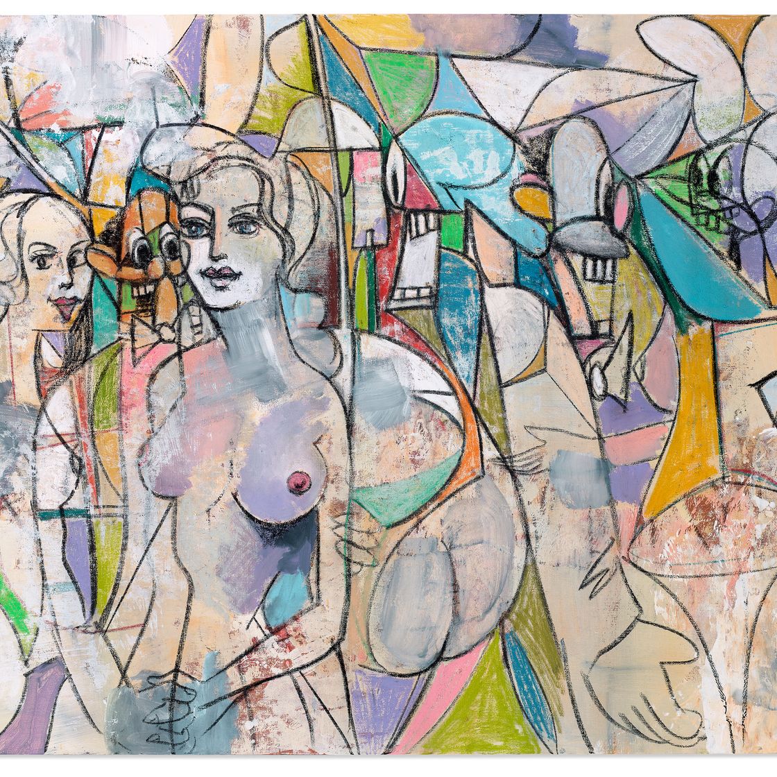 George Condo — Линейное соединение, изображение 1
