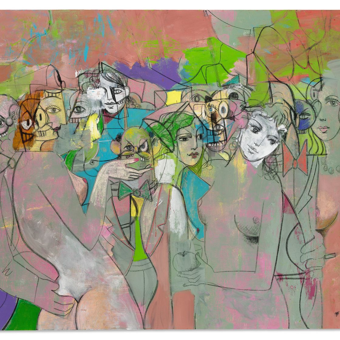 George Condo — Абстрактный разговор, изображение 1