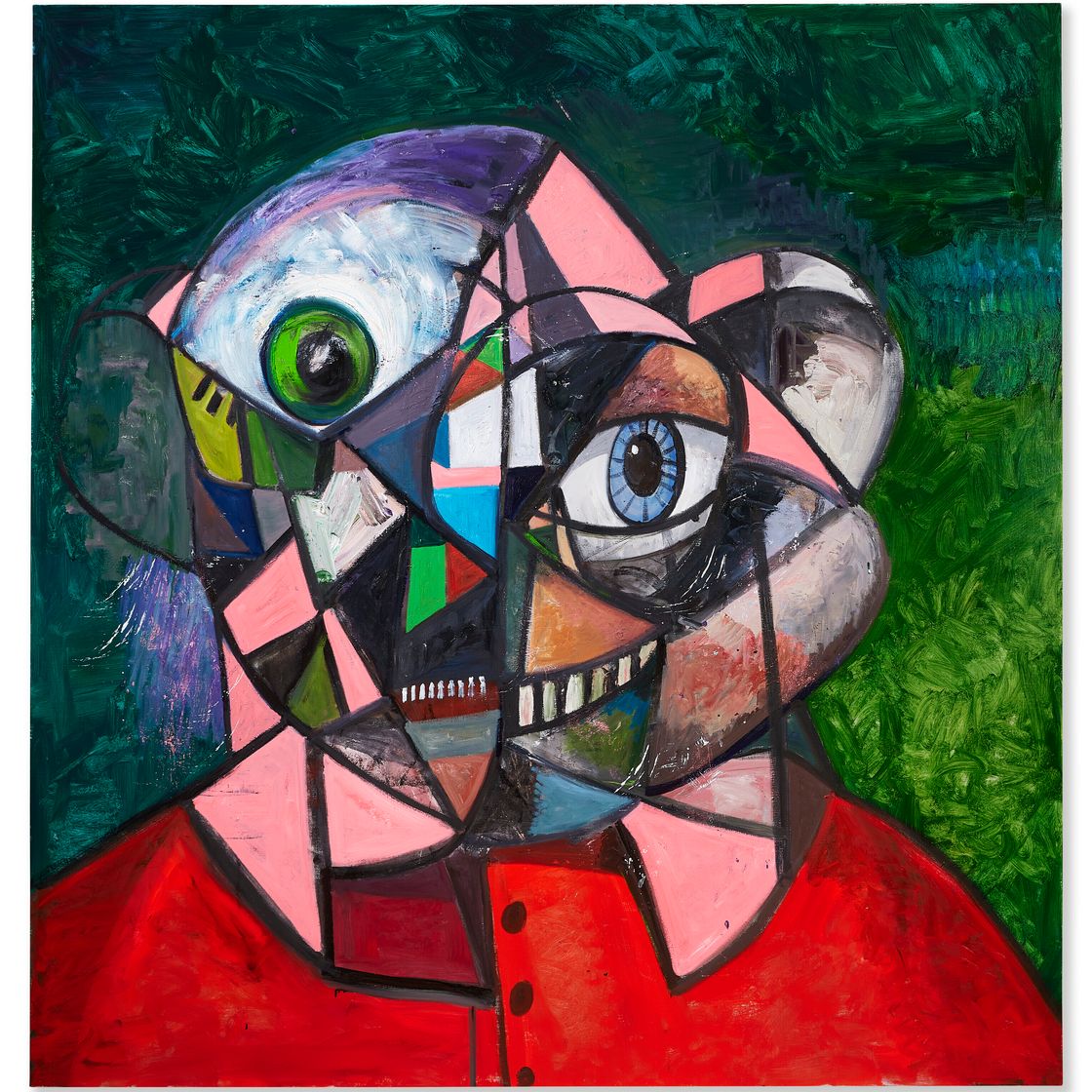 George Condo — Монументальный абстрактный автопортрет, изображение 1
