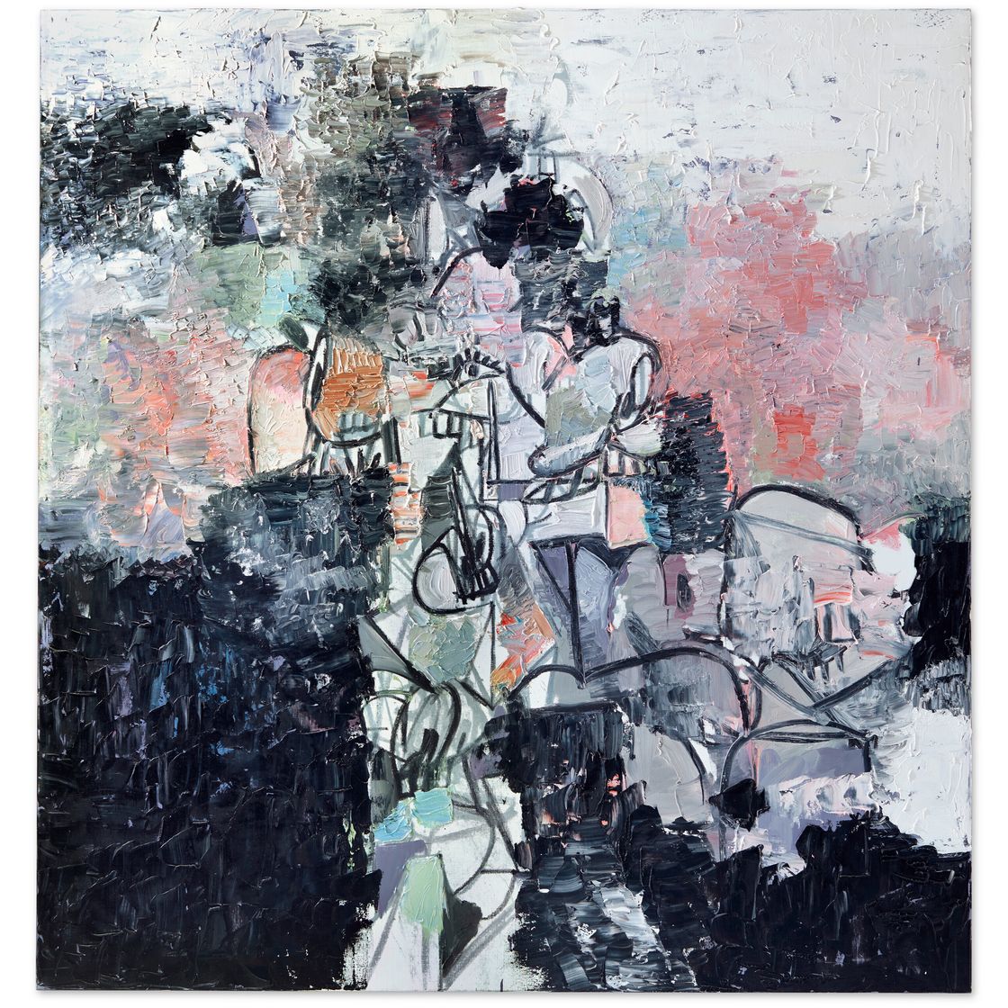 George Condo — Кувыркающиеся формы, изображение 1