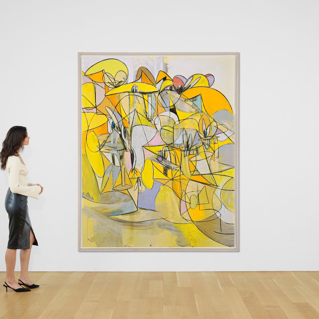 George Condo — Розовая и желтая развертка, изображение 4