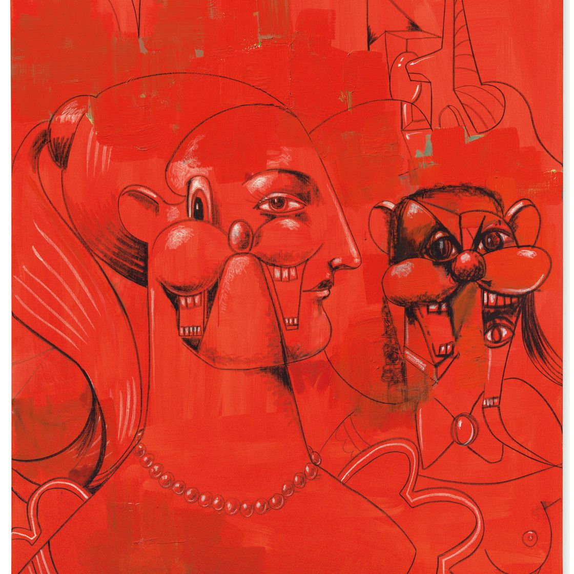 George Condo — Благородная женщина