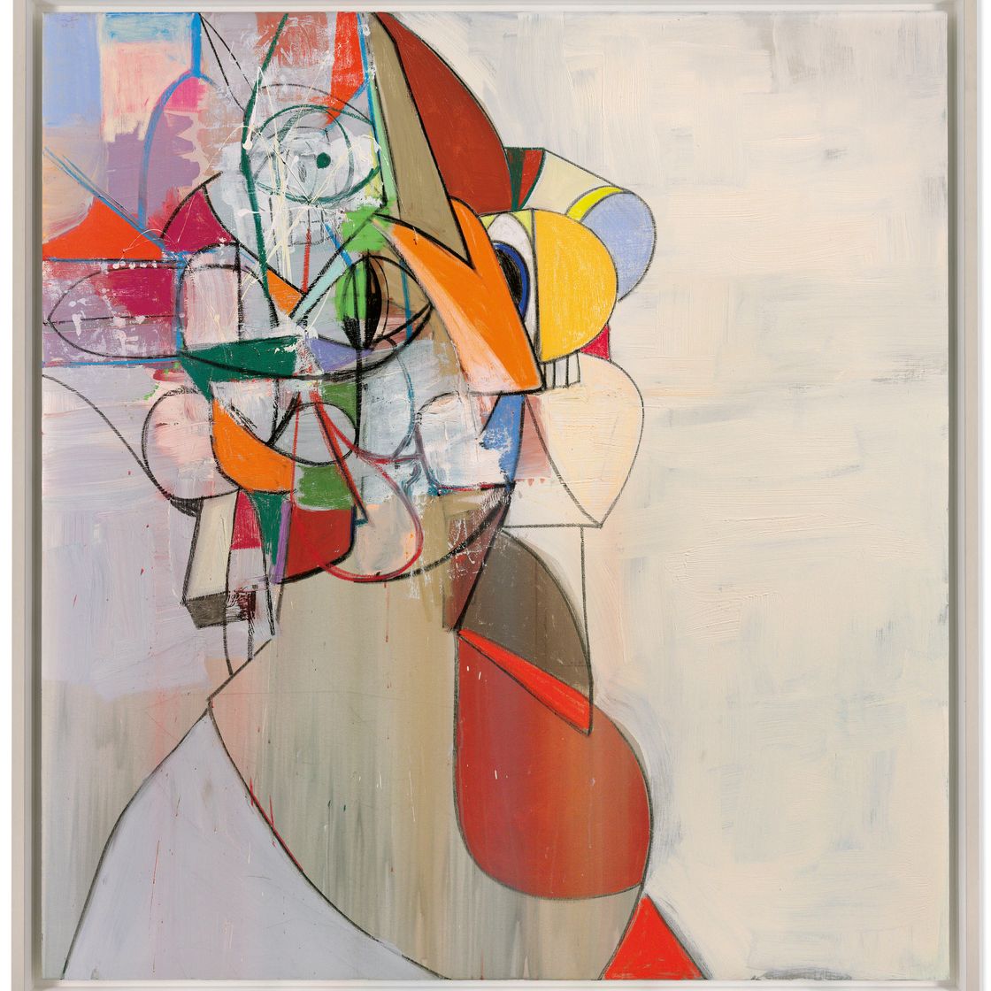 George Condo — Диагональный портрет