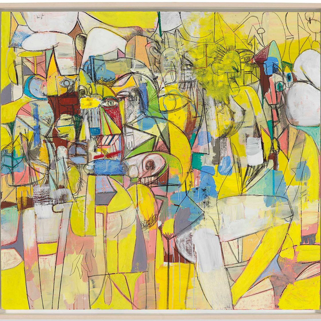 George Condo — Фигуры в движении