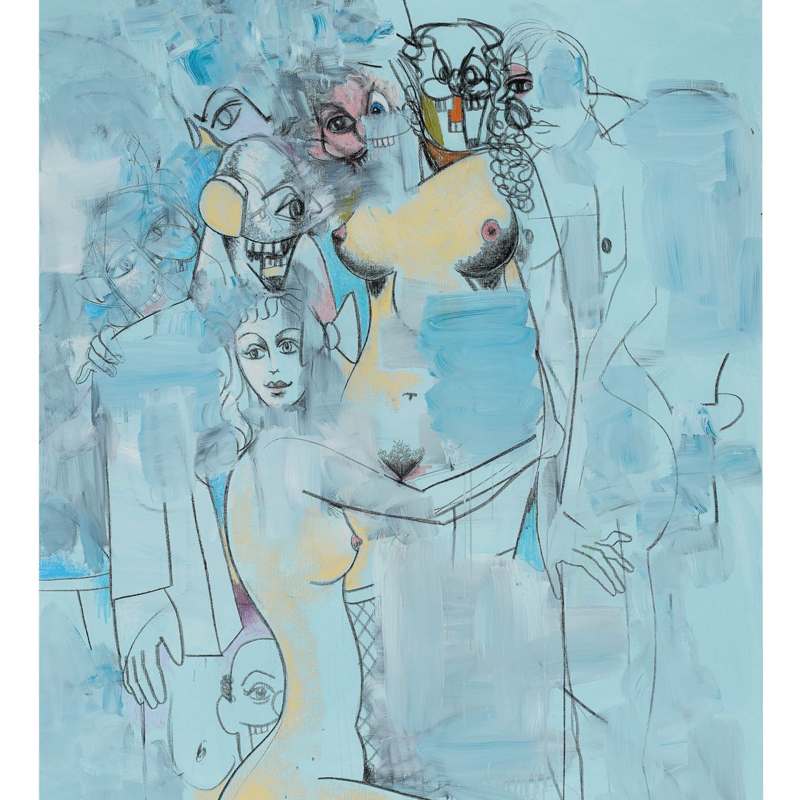 George Condo — Бродяги, изображение 1