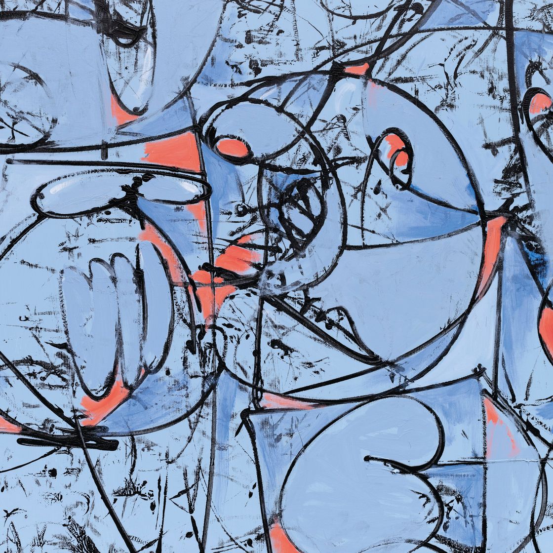 George Condo — Синие проходы, изображение 2