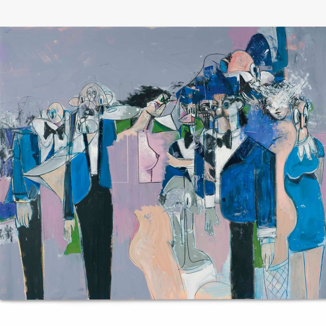 George Condo — Голубой дворецкий
