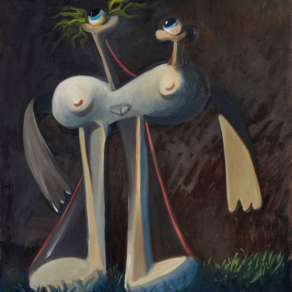 George Condo — Ночная обнаженная натура