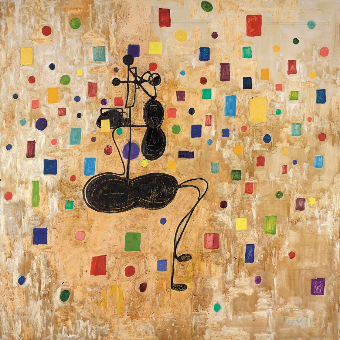 George Condo — Черное насекомое