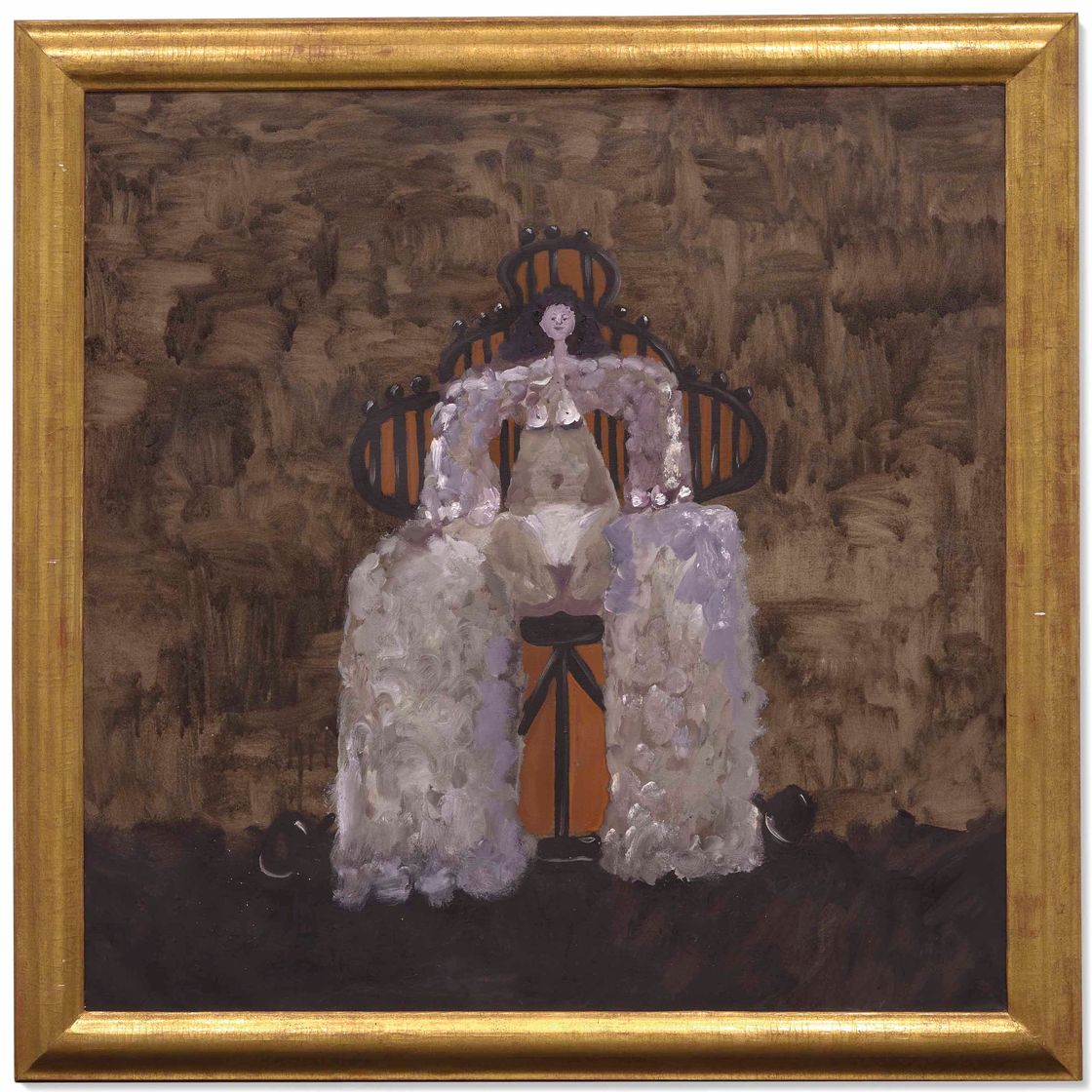 George Condo — Изолированная женская композиция