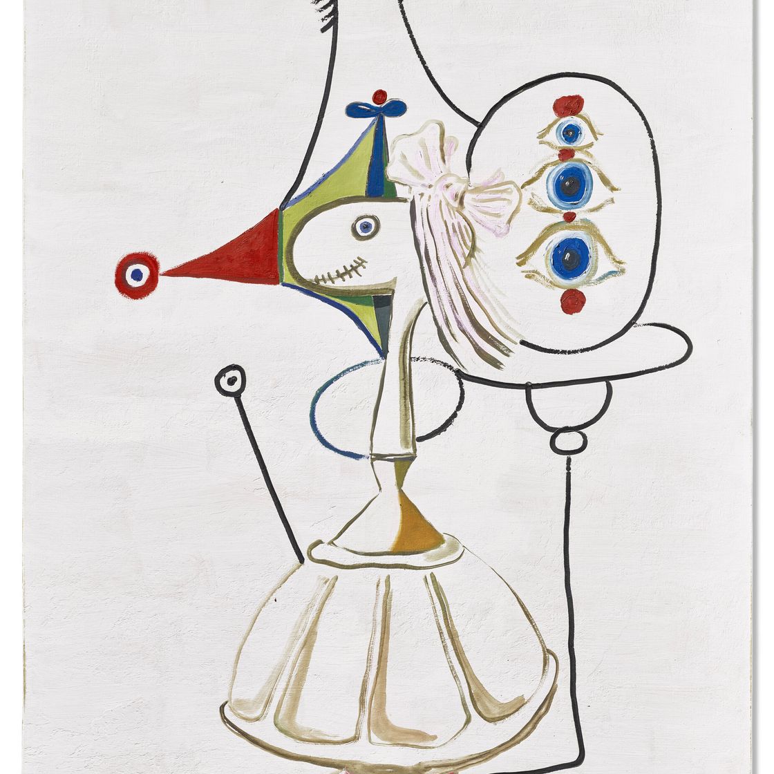George Condo — Портрет трехглазой Марии Антуанетты, изображение 1