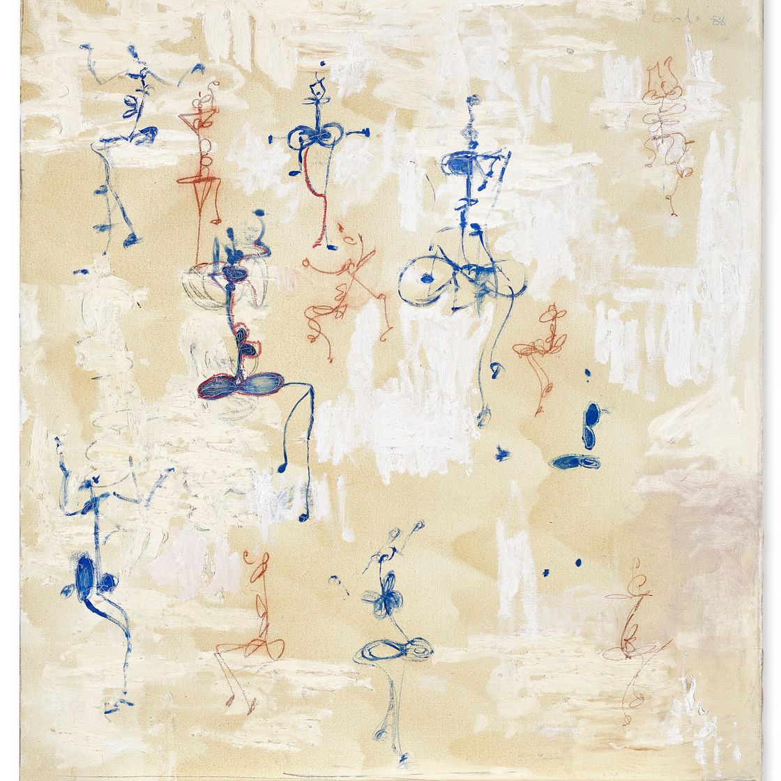 George Condo — Белые насекомые