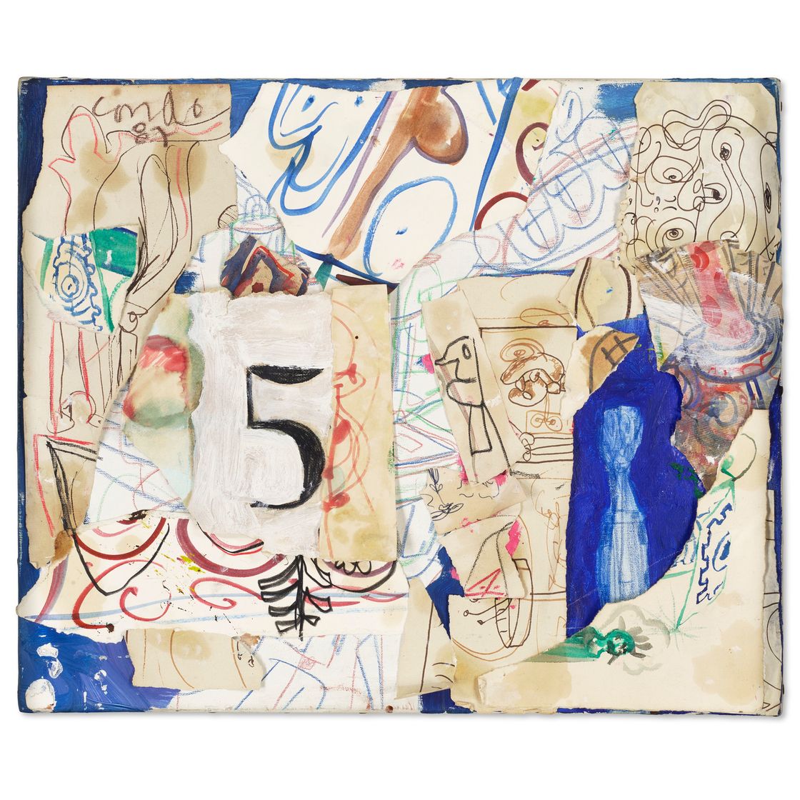 George Condo — Без названия (Скульптурная живопись)
